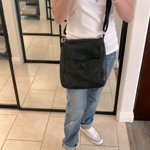 Y2k THE SAK CROSSBODY 100%GENUINE LEATHER PURSE